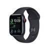 Apple Watch SE GPS + Cellular 40MM Gece Yarısı Alüminyum Kasa ve Gece Yarısı Spor Kordon