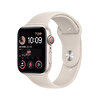 Apple Watch SE GPS + Cellular 44MM Yıldız Işığı Alüminyum Kasa ve Yıldız Işığı Spor Kordon