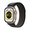 Apple Watch Ultra GPS + Cellular 49MM Titanyum Kasa ve Siyah/Gri Trail S/M Loop