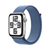 Apple Watch Se Gps 44mm Gümüş Alüminyum Kasa ve Winter Mavi Sport Loop