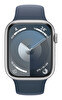 Apple Watch Series 9 GPS 45MM S/M Gümüş Alüminyum Kasa ve Storm Mavi Sport Band