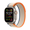 Apple Watch Ultra 2 Gps + Cellular, 49mm Titanyum Kasa ve Turuncu/Beige Trail Loop - M/L