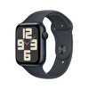 Apple Watch SE GPS 44mm Gece Yarısı Alüminyum Kasa ve Gece Yarısı Spor Kordon - M/L