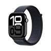 Apple Watch Series 10 GPS 46mm Simsiyah Alüminyum Kasa ve Mürekkep Moru Spor Loop