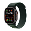 Apple Watch Ultra 2 GPS + Cellular 49mm Siyah Titanyum Kasa ve Koyu Yeşil Alpine Loop - Büyük