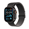 Apple Watch Ultra 2 GPS + Cellular 49mm Siyah Titanyum Kasa ve Siyah Titanyum Milano Loop - L
