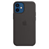 Apple iPhone 12 Mini MagSafe Özellikli Siyah Silikon Kılıf MHKX3ZM/A