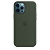 Apple iPhone 12 Pro Max MagSafe Özellikli Kıbrıs Yeşili Silikon Kılıf MHLC3ZM/A