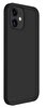 Preo Nano iPhone 12 Mini Silikon Telefon Kılıfı Siyah