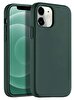 Preo Nano iPhone 12/12 Pro Silikon Telefon Kılıfı Yeşil
