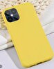 Preo Nano iPhone 12 Pro Max Silikon Telefon Kılıfı Limon Sarısı