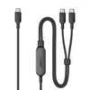 Anker 2In1 USB-C - USB-C 140W Eco Friendly Kablo Siyah A8895