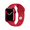 Apple Watch Series 7 GPS  41MM Red Alüminyum Kasa Red Spor Kordon