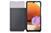 Samsung Galaxy A32 LTE Uyumlu S View Cüzdan Kılıf Siyah