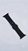 Preo Watch Band 38-40-41mm Uyumlu Silikon Akıılı Saat Kayışı Siyah