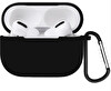 Preo Airpods Pro Uyumlu Taşıma/Koruma Kılıfı Siyah