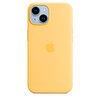Apple iPhone 14 Uyumlu Magsafe Özellikli Silikon Sıcak Sarı Telefon Kılıfı MPT23ZM/A