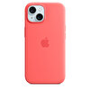 Apple Mt0v3zm/A İPhone 15 Magsafe Özellikli Silikon Guava Kılıf 