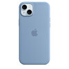 Apple Mt193zm/A İPhone 15 Plus Magsafe Özellikli Fırtına Mavisi Silikon Kılıf