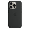 Apple Mt1a3zm/A İPhone 15 Pro Magsafe Özellikli Siyah Silikon Kılıf