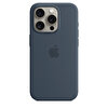 Apple Mt1d3zm/A İPhone 15 Pro Magsafe Özellikli Fırtına Mavisi Silikon Kılıf