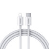 D46 Type-C to Lightning 1M Beyaz Hızlı Şarj Kablosu