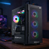 QUANTUM SNAPFIRE DG1510 İ7 14700F 32GB RAM 1TB SSD RTX5060TI 16GB FREEDOS SİYAH GAMING DESKTOP BİLGİSAYAR (OUTLET)