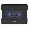 INCA INC-321 RX ERGONOMIK ÇIFT FANLI STAND  SESSIZ SİYAH NOTEBOOK SOGUTUCU (OUTLET)