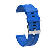 Gpack Samsung Galaxy Watch Active 2 40MM Silikon Kancalı Mavi Kordon