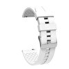 Gpack Samsung Galaxy Watch 4 46 MM Silikon Kancalı KRD 23 Beyaz Kordon