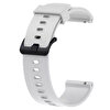 Gpack Samsung Galaxy Watch Active 2 40 MM Silikon Kancalı KRD 46 Beyaz Kordon