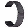 Gpack Huawei Watch GT 3 Elegant Milanese 42 MM Hasır Metal Örgülü Ayarlanabilir Siyah Kordon