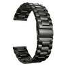 Gpack Samsung Galaxy Watch 3 41 MM Metal Sıralı Siyah Kordon