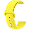 Gpack Google Ticwatch S2 Wear Os Klasik Silikon KRD 11 Sarı Kordon