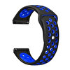 Gpack Ferro Fsw3 Wear 3 Pro Delikli Çift Renk Silikon Mavi Kordon