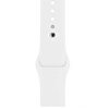 Gpack Apple Watch 42 MM Silikon Düz Renkli KRD 11 Beyaz Kordon