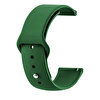 Gpack Honor Watch GS 3 Mat Düz Klasik Silikon KRD 11 Koyu Yeşil Kordon
