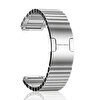 Gpack Huawei Watch 3 Active Metal Yandan Çıtçıtlı Parçalı Tasarım KRD 35 Gümüş Kordon
