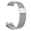 Gpack Xiaomi Watch S1 Active Hasır Metal Örgülü Ayarlanabilir Gümüş Kordon