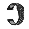 Gpack Fossil Sport Smartwatch 43 MM Delikli Çift Renk Silikon Antrasit Kordon