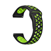Gpack Realme Watch S Pro Delikli Çift Renk Silikon Yeşil Kordon