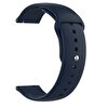 Gpack Realme Watch S Pro Mat Düz Renkli Silikon Lacivert Kordon