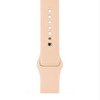 Gpack Apple Watch 40MM Kılıf Silikon Düz Renkli KRD 11 Açık Pembe Kordon