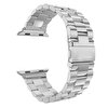 Gpack Apple Watch SE 2 2022 40 MM Metal Sıralı Gümüş Kordon