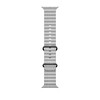 Winex 42-49 MM Yeni Nesil Apple Uyumlu Silikon Gri Akıllı Saat Kordonu