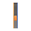 Winex Schitec 42-44 MM Yeni Nesil Apple Uyumlu Hasır Mavi Turuncu Akıllı Saat Kordonu