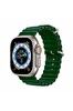 Cosmostech Apple Watch 42-44-45-49 MM 1-2-3-4-5-6-SE-7-8-Ultra Uyumlu Ocean Yeşil Kordon ve Kayış