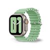 Cosmostech Apple Watch 42-44-45-49 MM 1-2-3-4-5-6-SE-7-8-Ultra Uyumlu Ocean Açık Yeşil Kordon ve Kayış