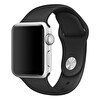 Microsonic Apple Watch Series 3 42mm Silikon Kordon Siyah