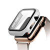 Beyaz 360 Derece Ekran Koruyucusu Apple Watch Ile Uyumlu 38-40-41mm 3/4/5 Serisi